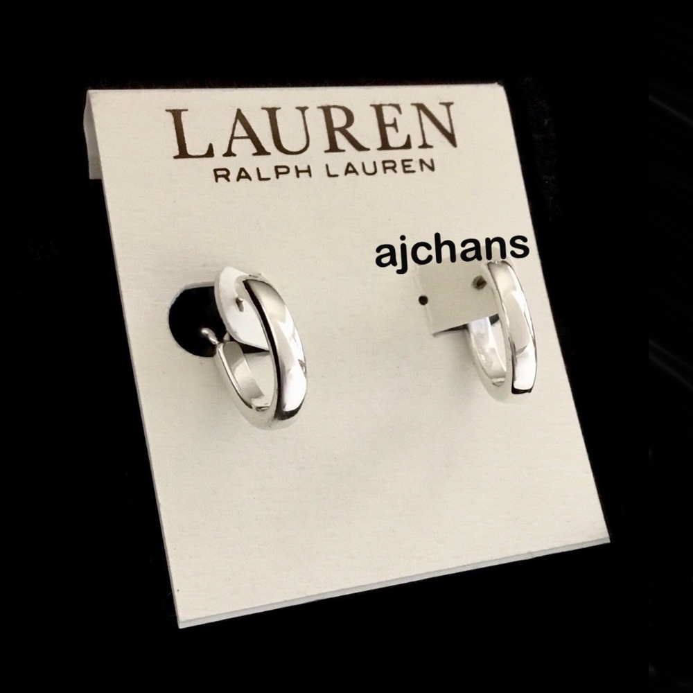Lauren Ralph Lauren Oval Hoop Earrings - Picture 3 of 4